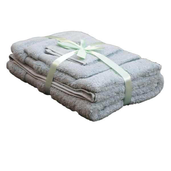 Aqua set of 4 towels