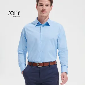Men's long-sleeves strech shirt
