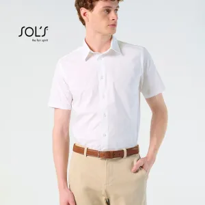 Men's short-sleeves strech shirt