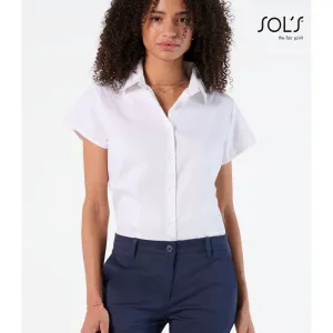 Women's short-sleeves strech shirt