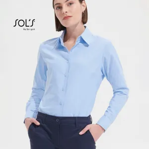 Women's long-sleeves oxford shirt