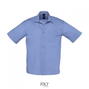 Men's short-sleeves poplin shirt - Image 4