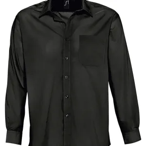 Men's long-sleeves poplin shirt - Image 3