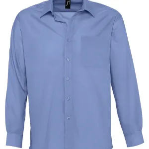 Men's long-sleeves poplin shirt - Image 4