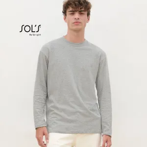 Men's round-collar long-sleeve T-shirt