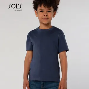 Kid's round-collar T-shirt