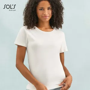 Women's round-collar T-shirt